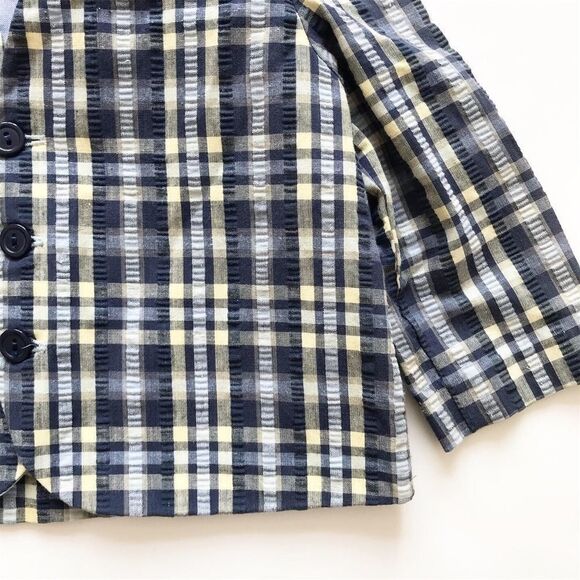 Vintage Seersucker light jacket/blazer 24 months - Picture 3 of 4